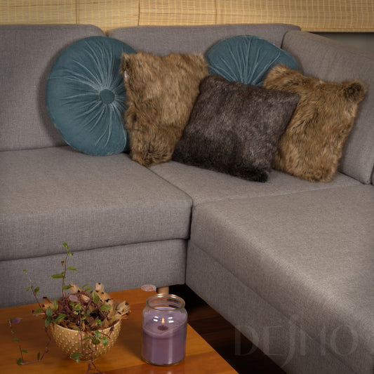 Faux Fur Decorative Pillow