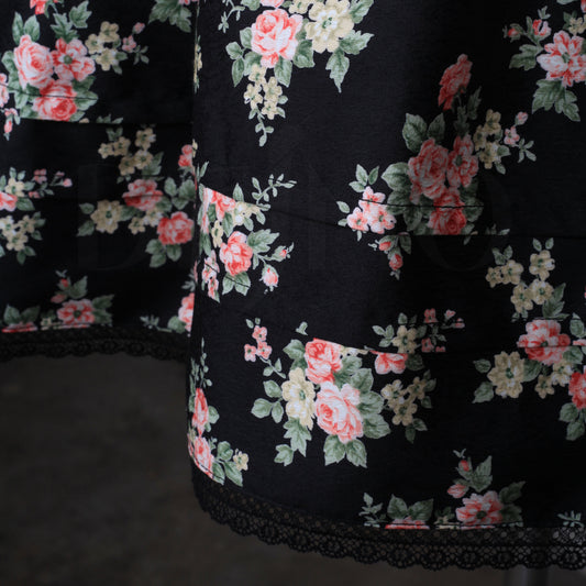High Waist Floral Skirt