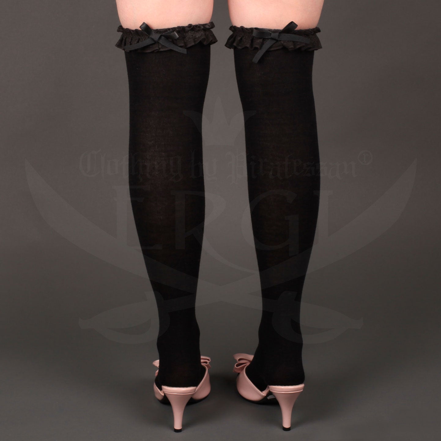 Agnes Lace Top OTK Socks