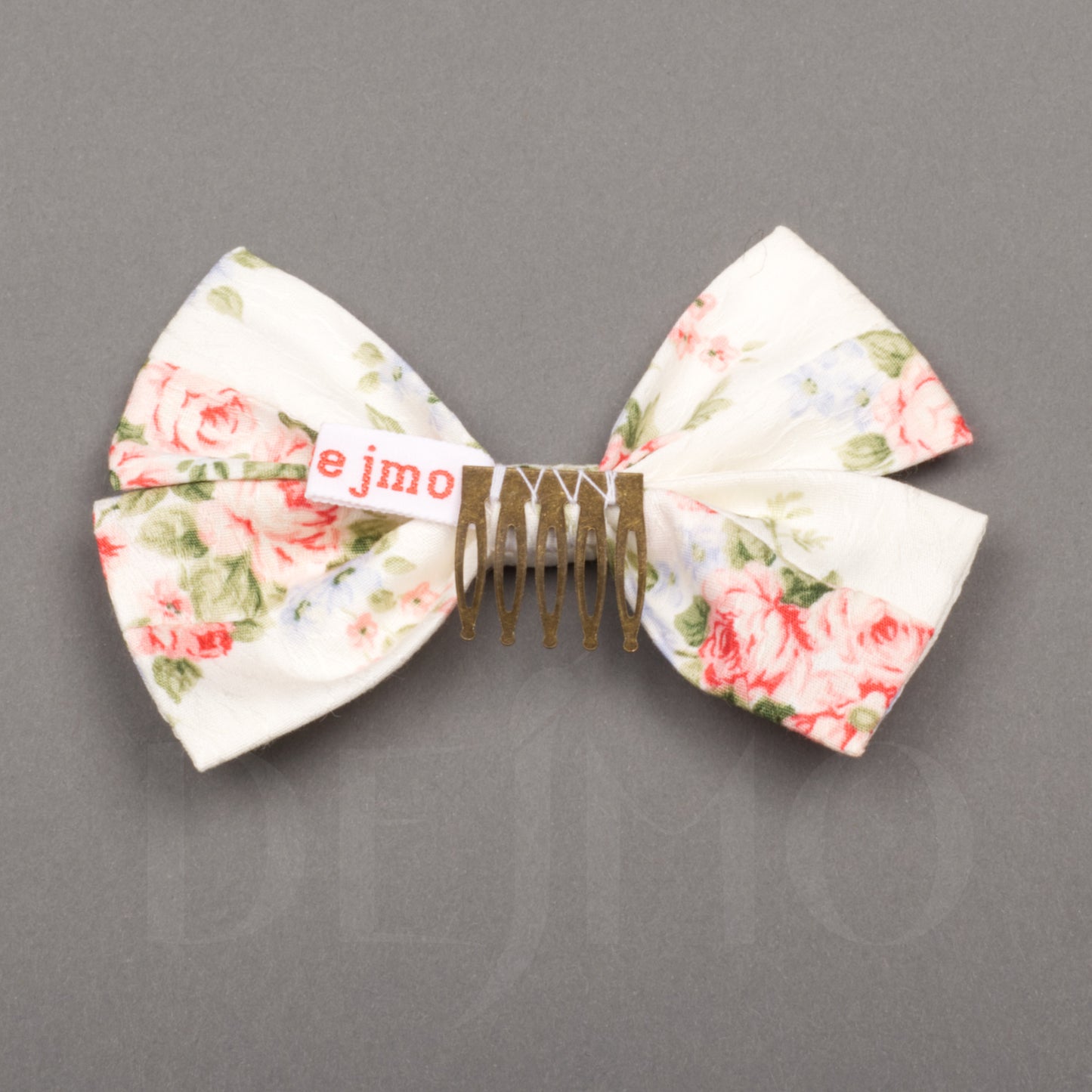 Small Floral Bow with Comb