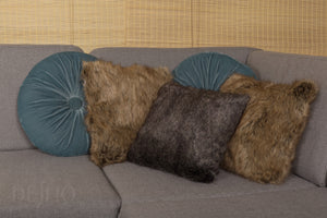 Faux Fur Decorative Pillow