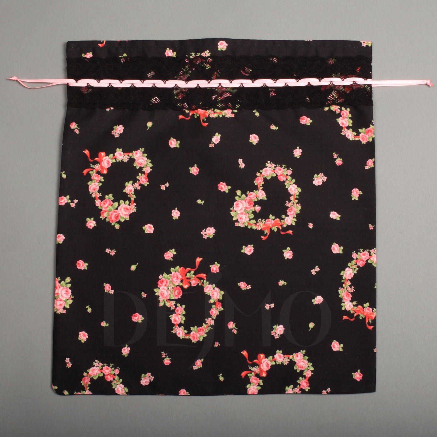 Floral Hearts Reusable Gift Bag